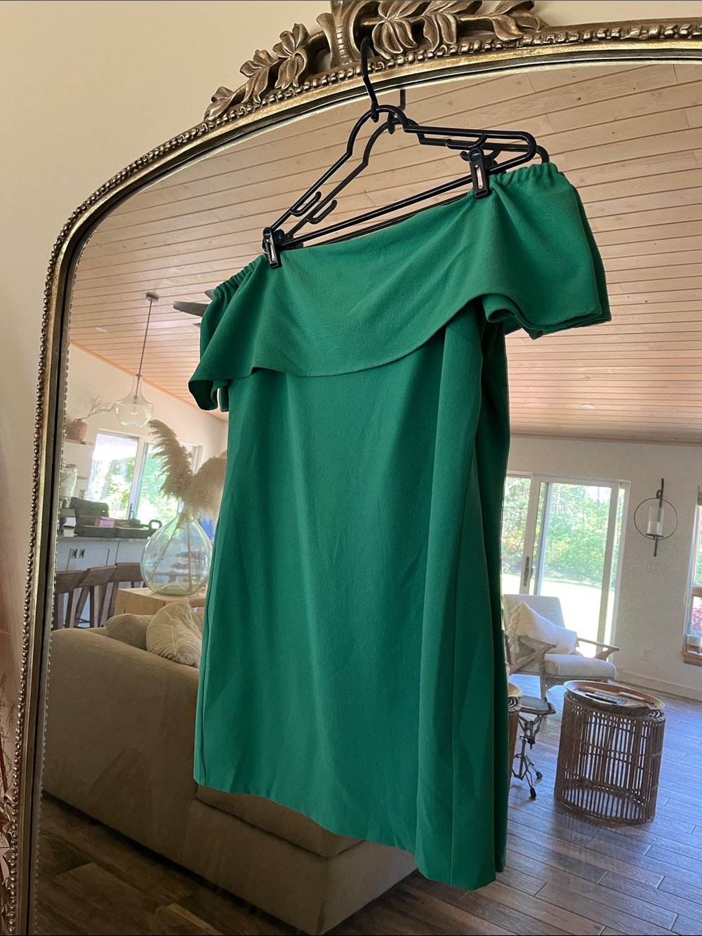 Charles Henry Strapless Emerald Dress. Only worn once.